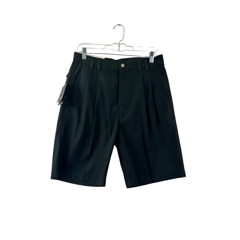 Greg Norman Men's Black Basic Shorts - Picture 1 of 6